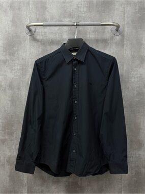 🚩steal Burberry Black Long-Sleeve Button Down Shirt